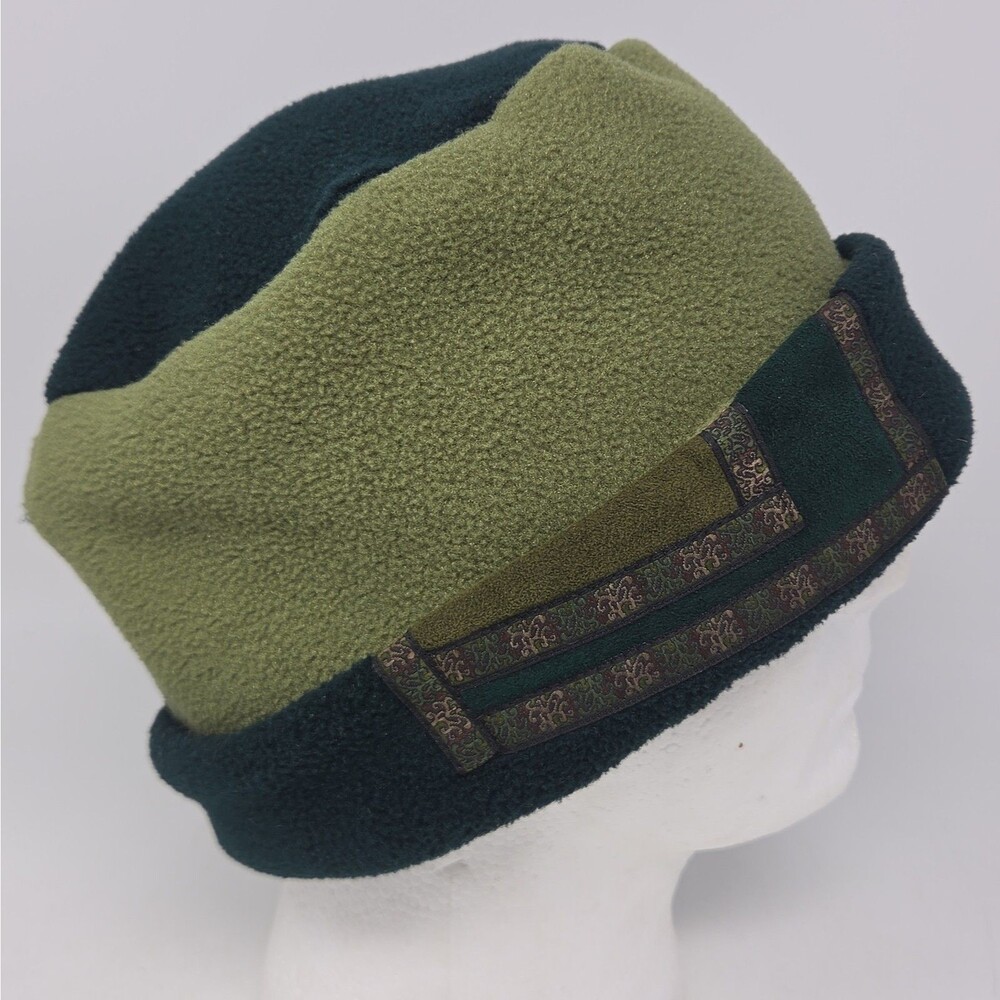 Green Fleece Polartec Hat Red Rover Clothing Company Sz L